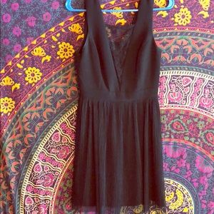 BCBG Black V-cut Dress